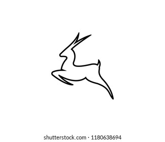 Deer symbol illustration