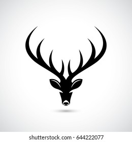 Deer symbol - vector illustration