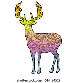 Deer with transition colors