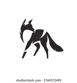 Deer Tribal Isolated Vector Black And White