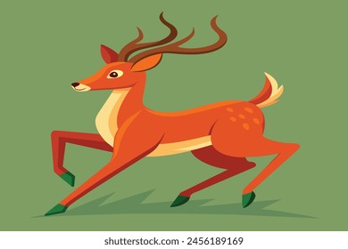 Deer typically have a slender body with long legs, adapted for swift movement. They are characterized by their large eyes, which provide them with excellent vision, and their sensitive ears .