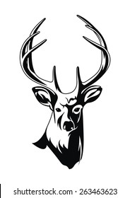 Deer Vector Stock Vector (Royalty Free) 263463623 | Shutterstock