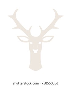 Deer vector background 