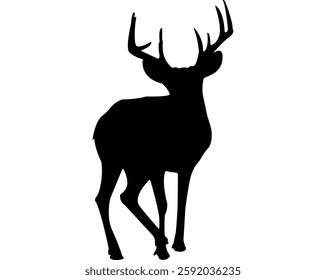 Deer Vector Design: Creating Intricate, Stunning Vector Illustrations of Deer that Capture Grace, Elegance, and Nature’s Beauty, Perfect for Logos, Branding, and Artistic Projects.