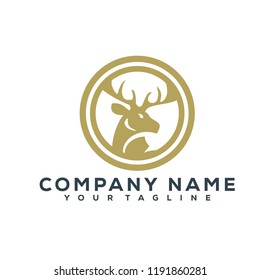 Deer Vector Graphic Template Download Modern
