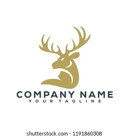 Deer Vector Graphic Template Download Modern