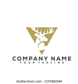 Deer Vector Graphic Template Download Modern