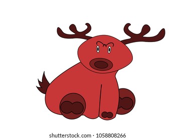 deer vector illustration.