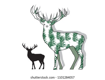 Deer vector illustration