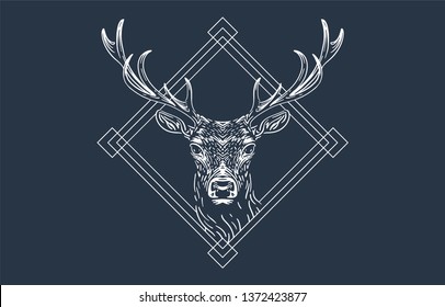 Deer Vector Illustration