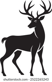 Deer vector illustration design arts