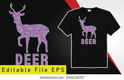 Deer vector illustration .  Horn brand logo design element. Horn t-shirt printing. vector for sticker.