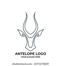 Deer vector illustration icon isolated
