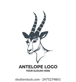Icono de Ilustración vectorial de ciervo aislado