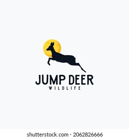 Deer vector illustration, Deer Logo Template