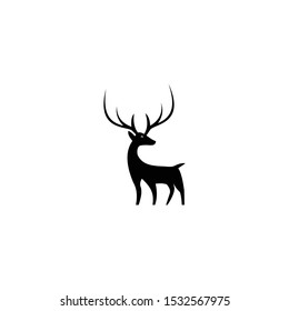deer vector illustration, Deer with the strongest horn.