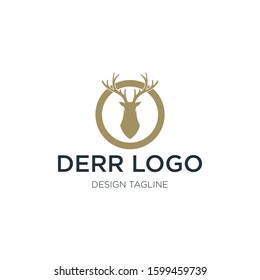 deer vector illustration & vintage