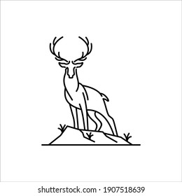 鹿 線画 のイラスト素材 画像 ベクター画像 Shutterstock