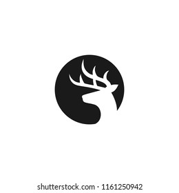 Deer vector logo design 