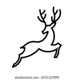 Deer Vector Logo Design Template