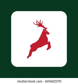 Deer vector silhouette