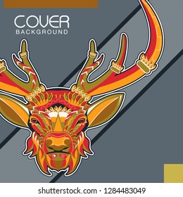 deer wild animal hunt logo - Vector