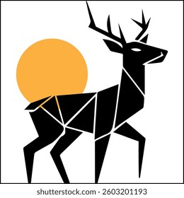 Deere and sun logo vactor 