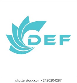 DEF letter design. DEF letter technology logo design on white background. DEF Monogram logo design for entrepreneur and business