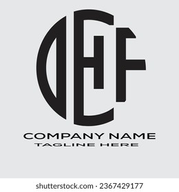 DEF triangle logo design monogram. DEF triangle vector DEF creative initials letter logo concept. DEF.