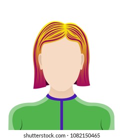 Default avatar profile icon in color.