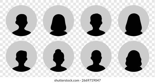 Icono de perfil de avatar predeterminado. Marcador de posición de foto gris. Avatar, perfil de usuario, icono de persona, imagen de perfil. Adecuado para perfiles de redes sociales, iconos, protectores de pantalla y como Plantilla. 