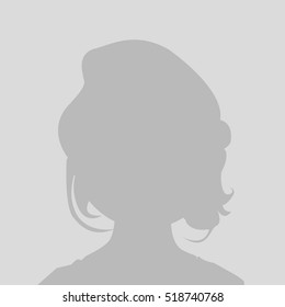 Default avatar profile icon. Grey photo placeholder
