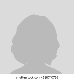 Default avatar profile icon. Grey photo placeholder
