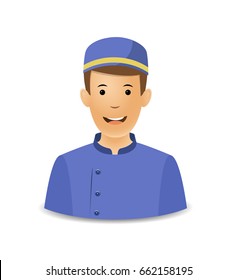 Default avatar profile icon. Avatar a man. from Mobile. Eps 10.