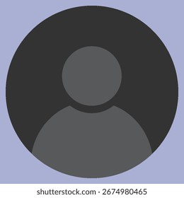 Icono de perfil de avatar predeterminado. Imagen de usuario de medios sociales. Icono de avatar gris. Silueta de perfil en blanco. Ilustración vectorial