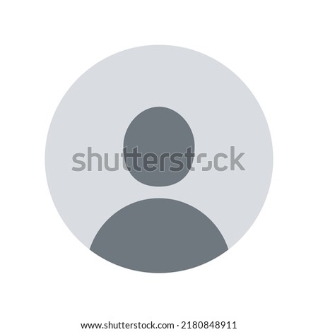 Default avatar profile icon of social media user