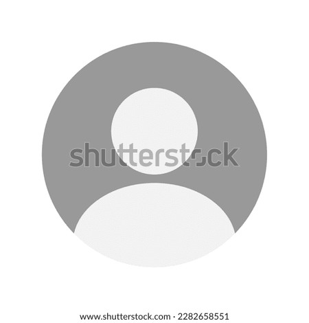 Default avatar profile icon. Symbol for website design, logo, app, UI. Vector illustration, EPS10
