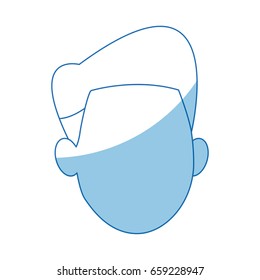 default face head man male character image