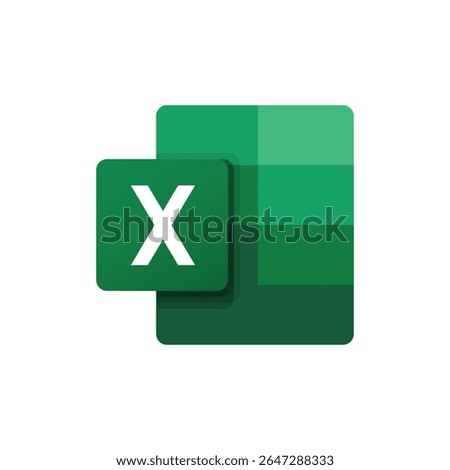 Default flat style XLS file logo