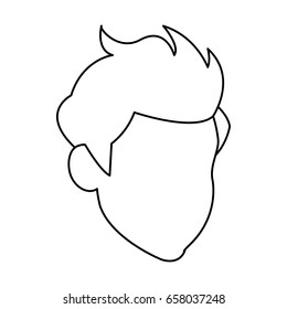 default head man portrait hair image