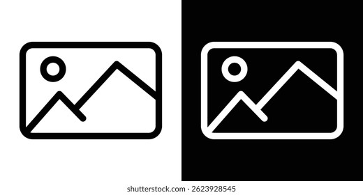 Default image icon vector for web and mobile app. Symbol isolated.