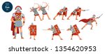 Defeat of the Roman army. Dying, wounded, dead soldiers legionaries of ancient Rome. Vector, stock isolated illustration. Flat cartoon style.