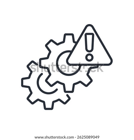 defect icon. vector.Editable stroke.linear style sign for use web design,logo.Symbol illustration.