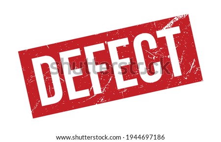 Defect Rubber Stamp. Defect Grunge Stamp Seal Vector Illustration