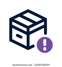 ícone com defeito. ícone de tom duplo vetorial para o seu site, celular, apresentação e design de logotipo.