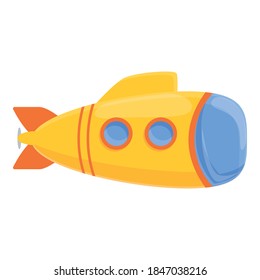 Defence bathyscaphe icon. Cartoon of defence bathyscaphe vector icon for web design isolated on white background