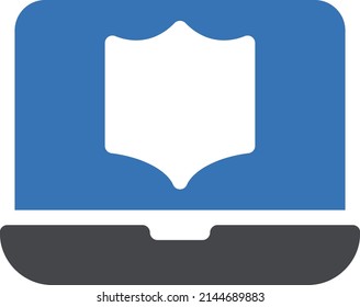 defender vector glyph color icon