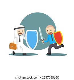 Defense from Debt information vector illustration