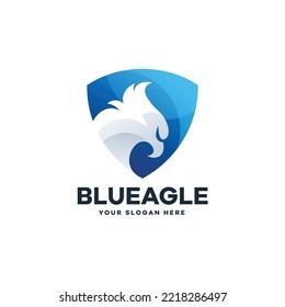 Defense Eagle Logo Icon Illustration