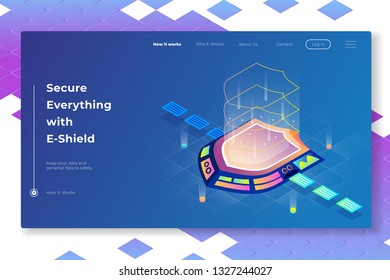  the defense is formed with the light released issuing five layers of defense and underneath there is a circle of five to illuminate - All elements on this template are editable with vector software
